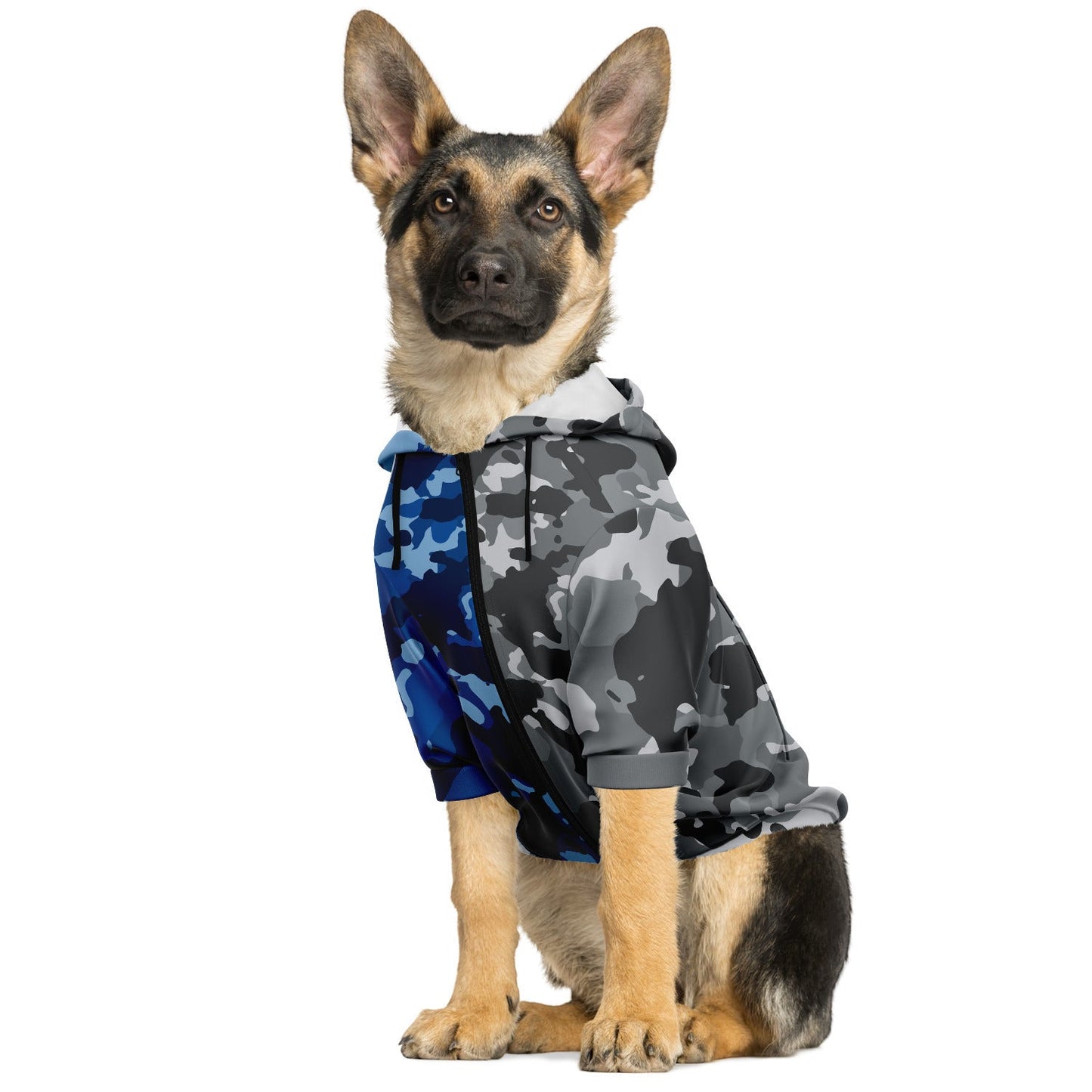 Duo Color Camouflage - Dog Hoodie - Doggy Drip Shop