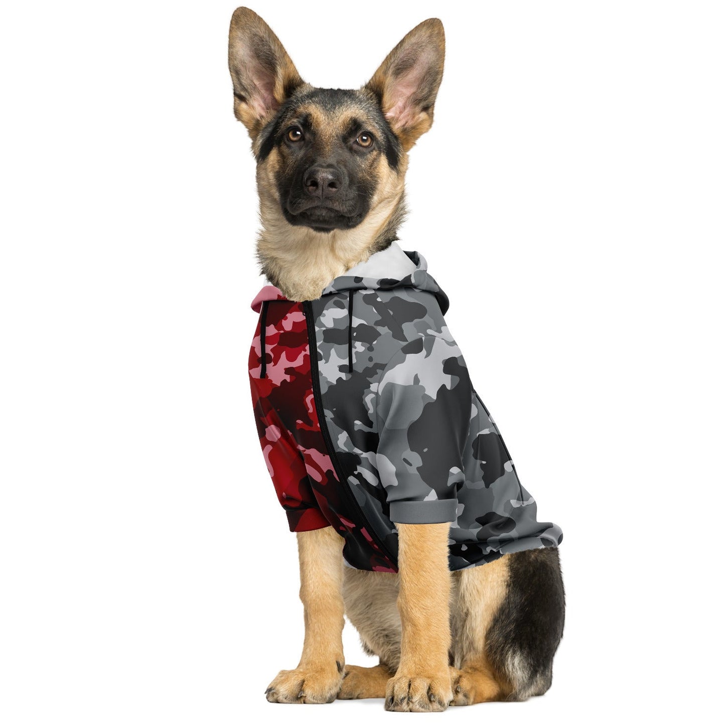 Duo Color Camouflage - Dog Hoodie - Doggy Drip Shop