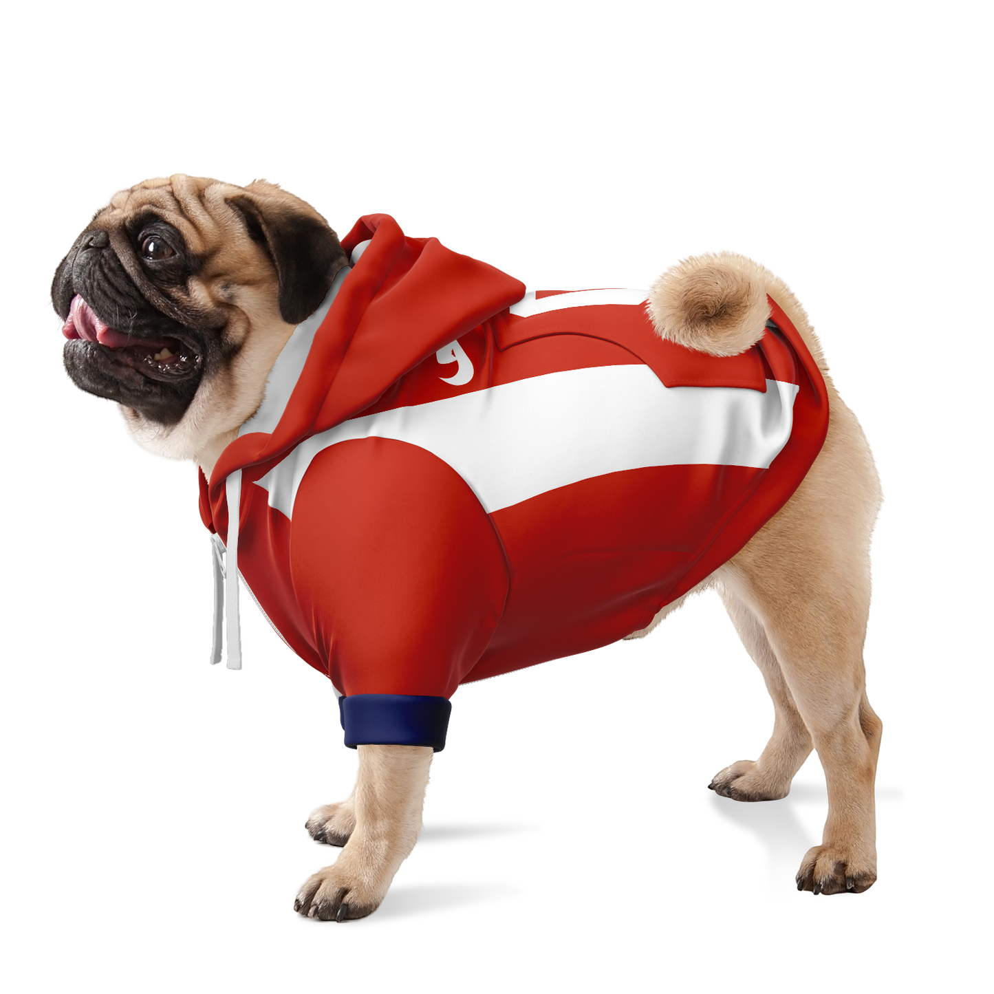 Atletico Madrid Dog Hoodie - Doggy Drip Shop