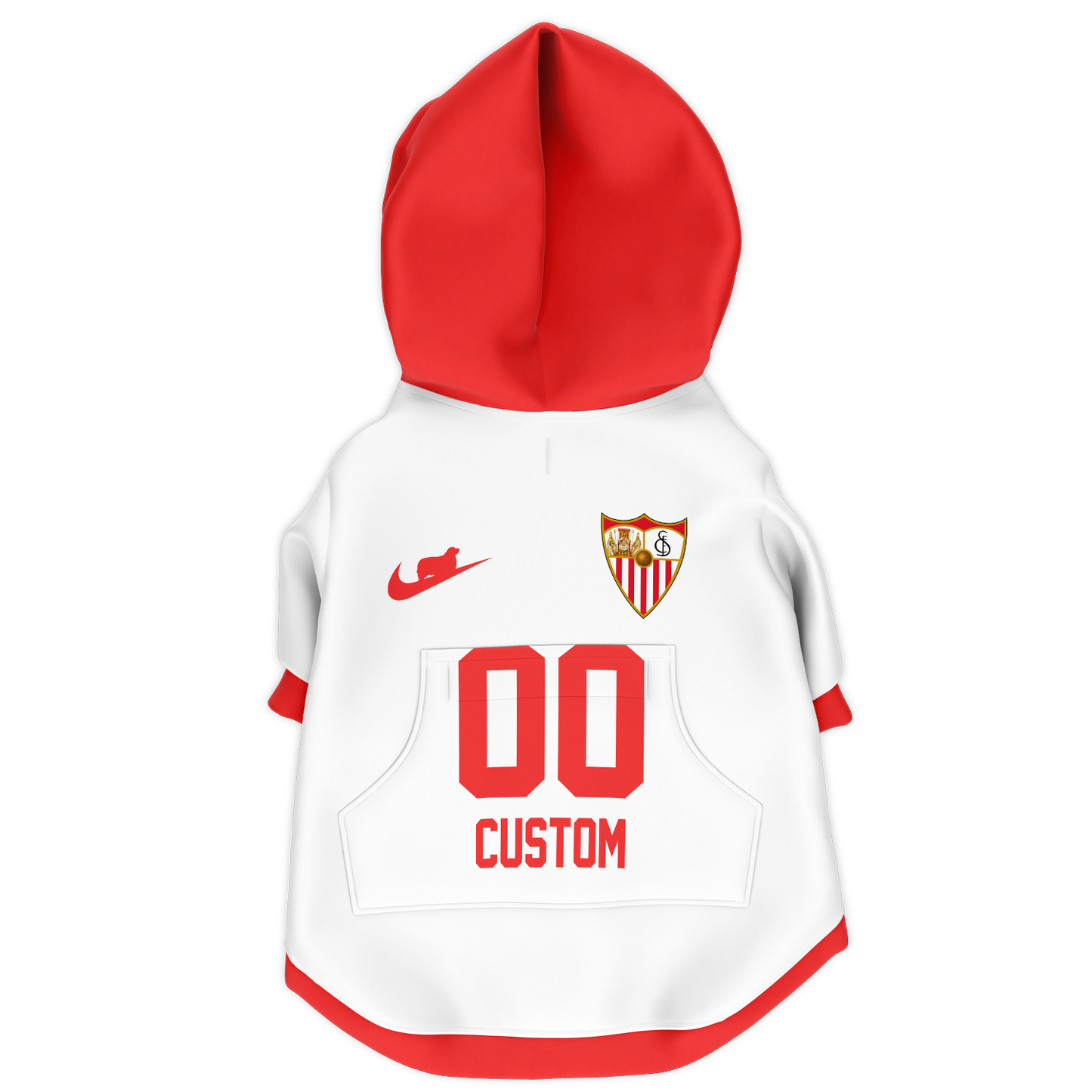 Sevilla FC Dog Hoodie - Doggy Drip Shop