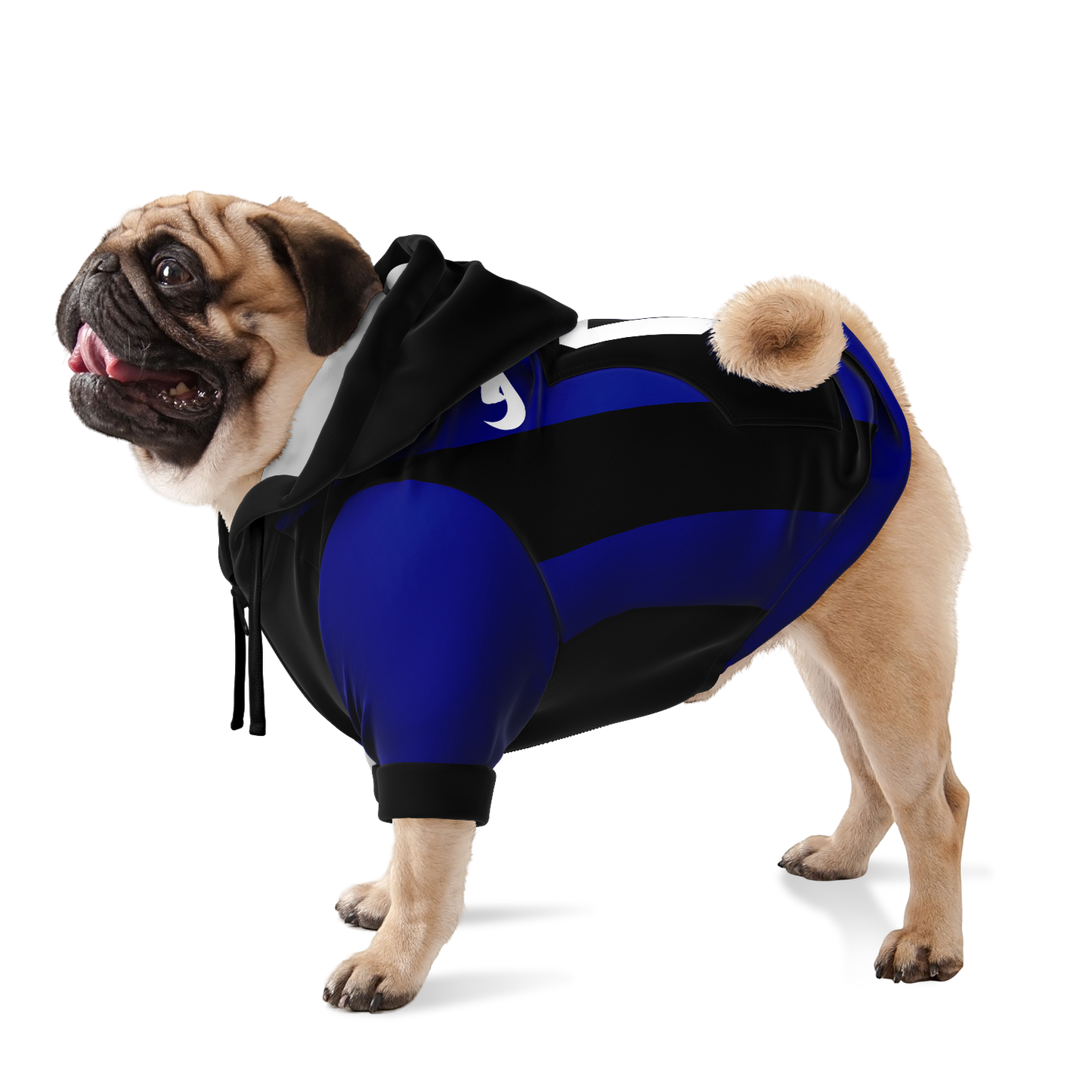 Inter Milan Dog Hoodie - Doggy Drip Shop