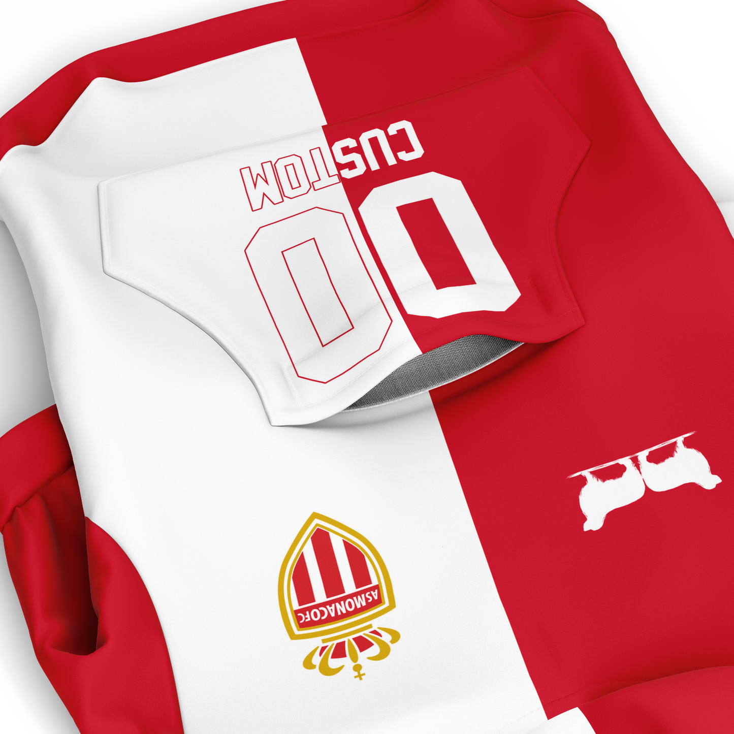 AS Monaco Dog Hoodie - Doggy Drip Shop