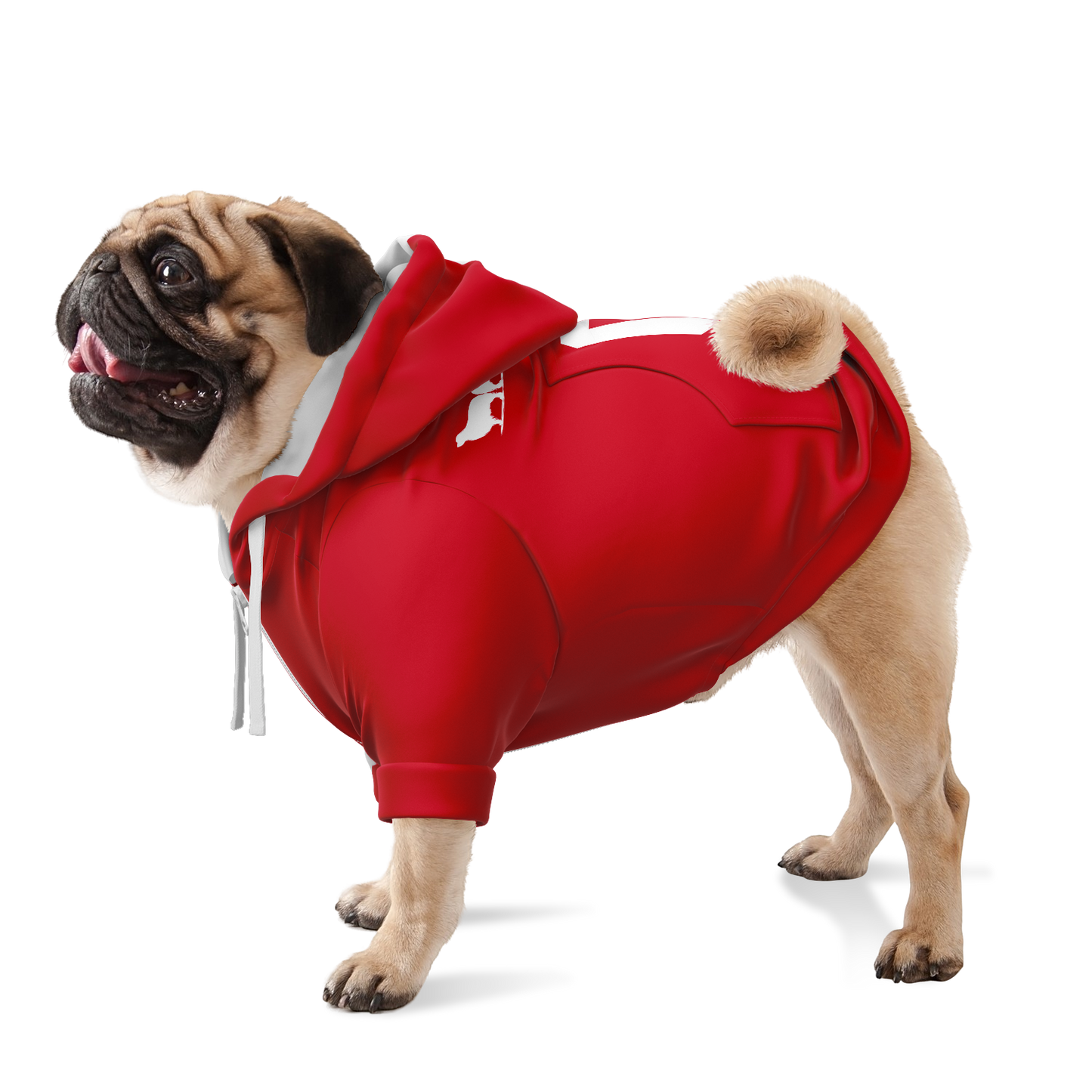AS Monaco Dog Hoodie - Doggy Drip Shop