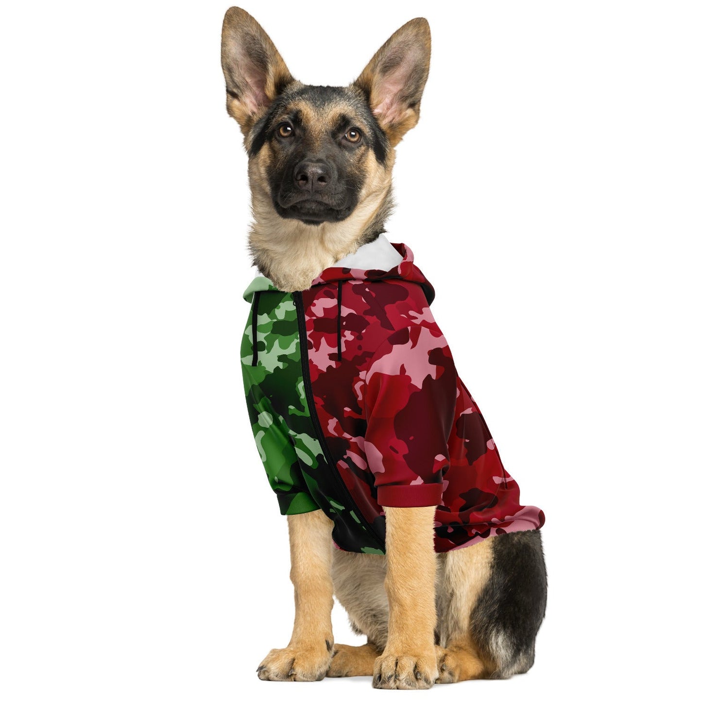 Duo Color Camouflage - Dog Hoodie - Doggy Drip Shop
