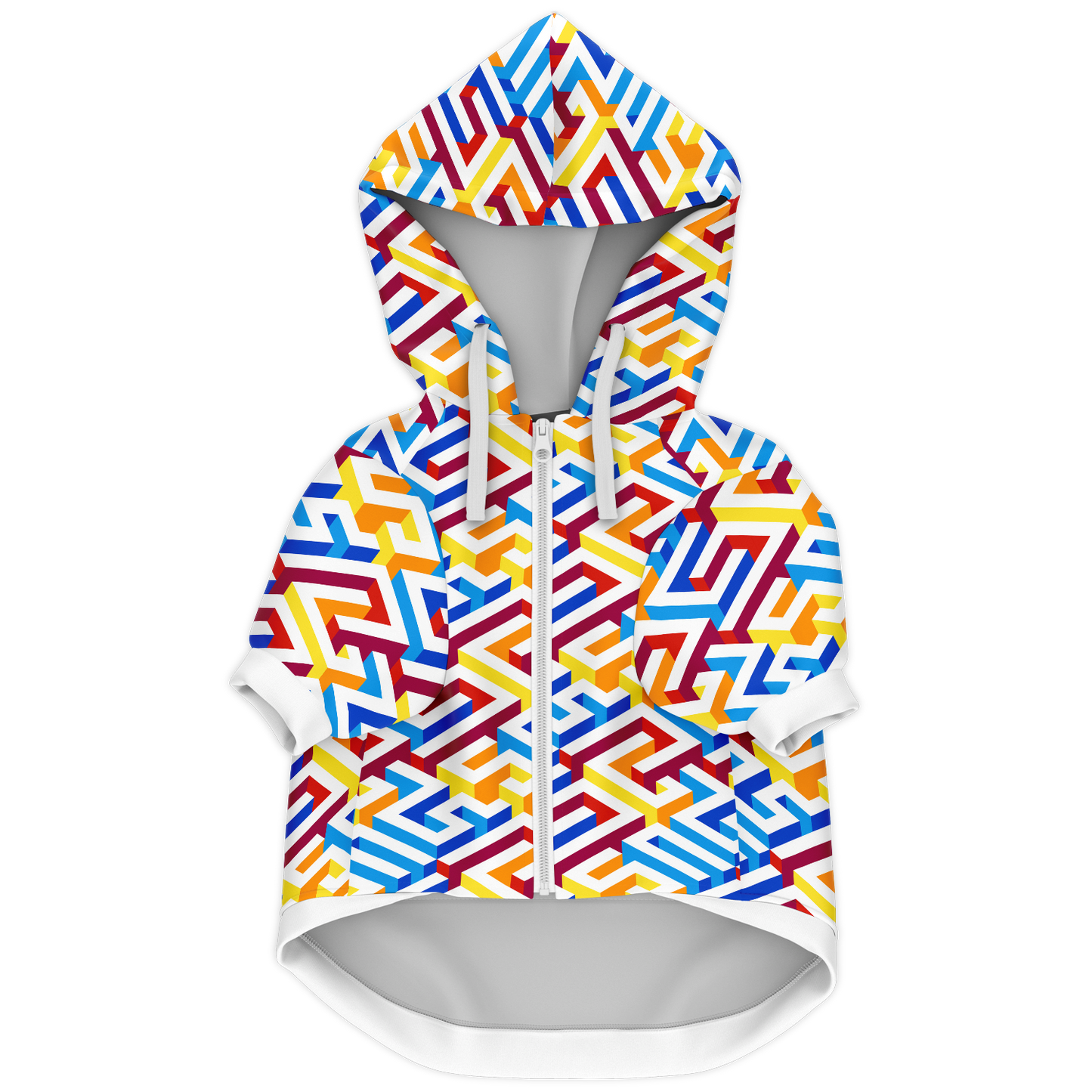 Colorful Maze - Dog Hoodie - Doggy Drip Shop