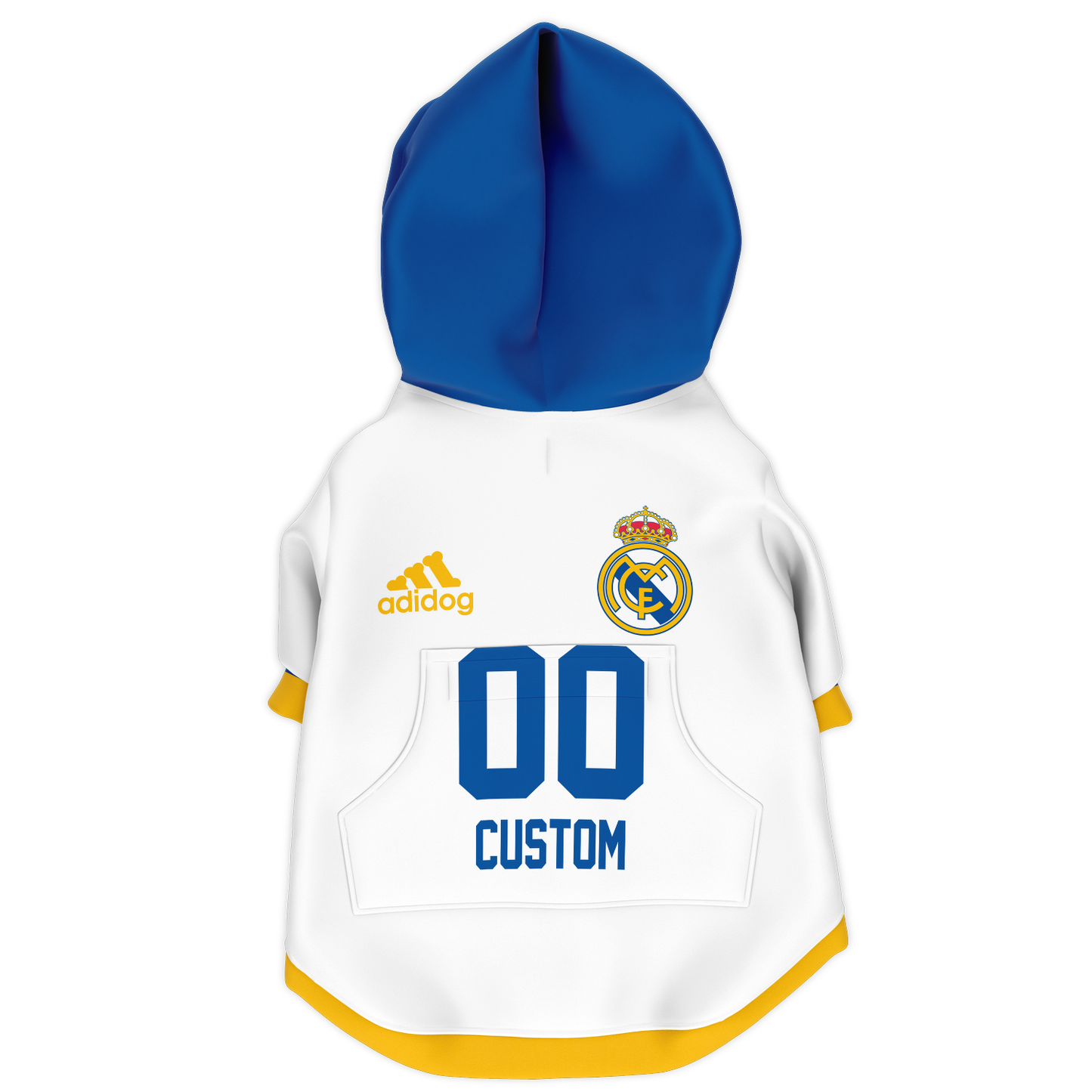 Real madrid dog sales jersey