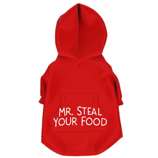 Mr. Steal Your Food - Dog Hoodie - Doggy Drip Shop