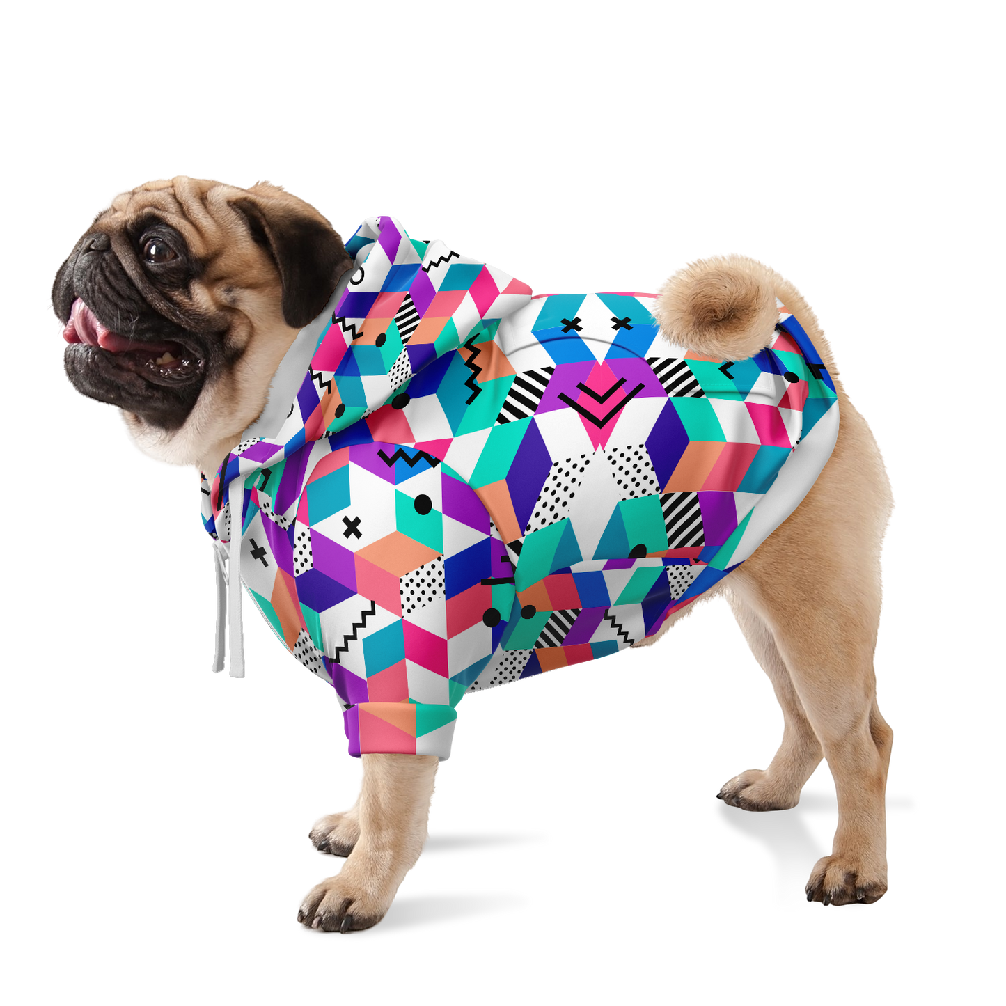 Geometric Design - Dog Hoodie - Doggy Drip Shop