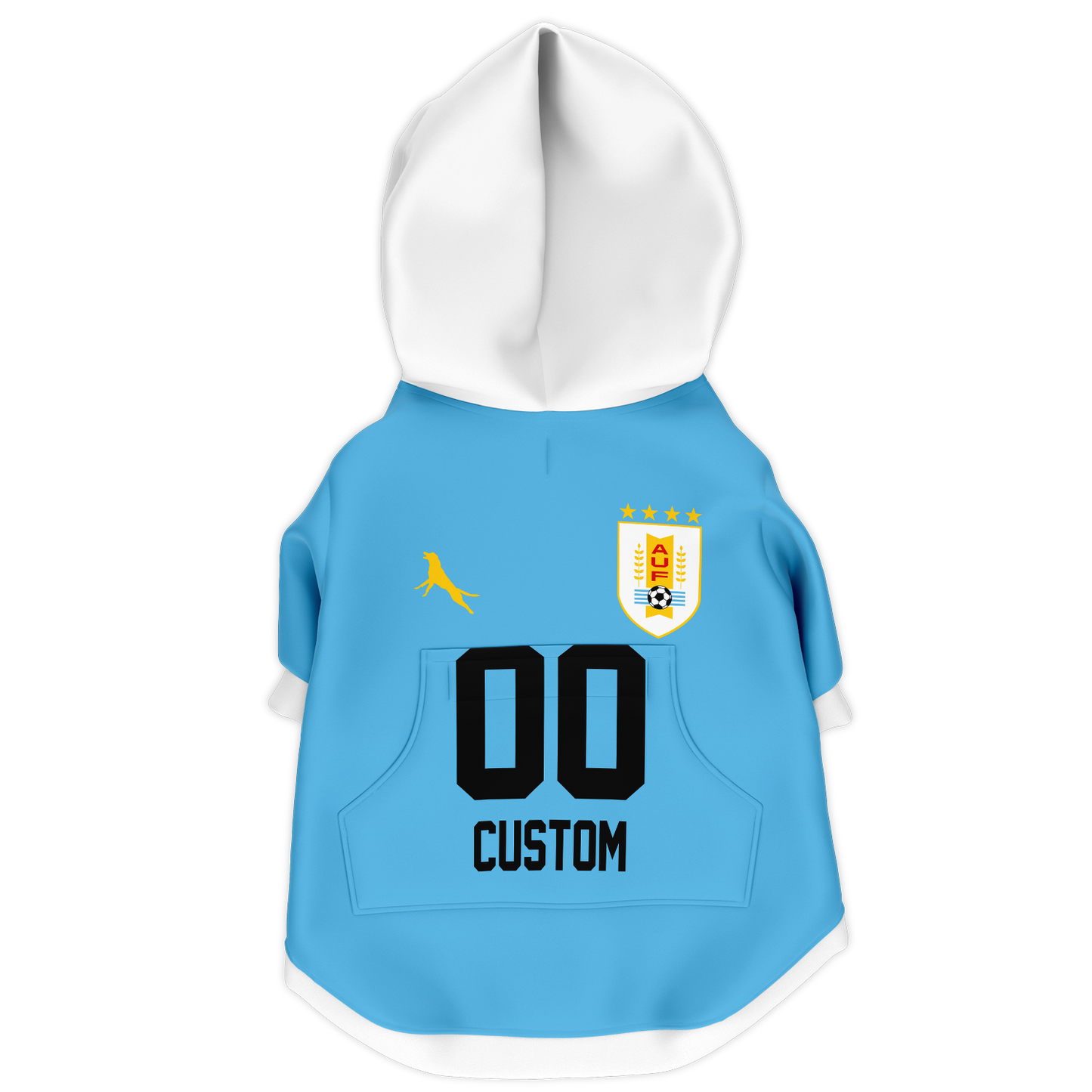 Uruguay Dog Hoodie